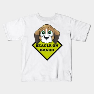 Beagle on board Kids T-Shirt